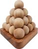 Ball Pyramid Wooden 3D Educational Brain Made In Thailand Puzzle, Puzzle, Training, [Item]