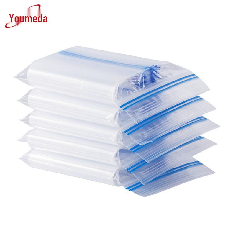 Youmaida Y5730 Clear Resealable Food Storage Bags 20x28cm
