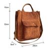 1 Pcs New Corduroy Handbag Simple Student Simple Art Large Capacity Retro Single Shoulder Crossbody Bag