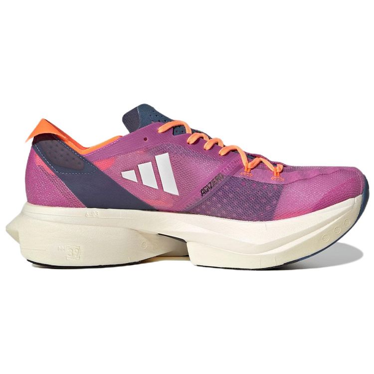 Adidas Adizero Adios Pro 3 Pulse Lilac Unisex Sneakers Purple Cloud-White Solar-Orange GY8411