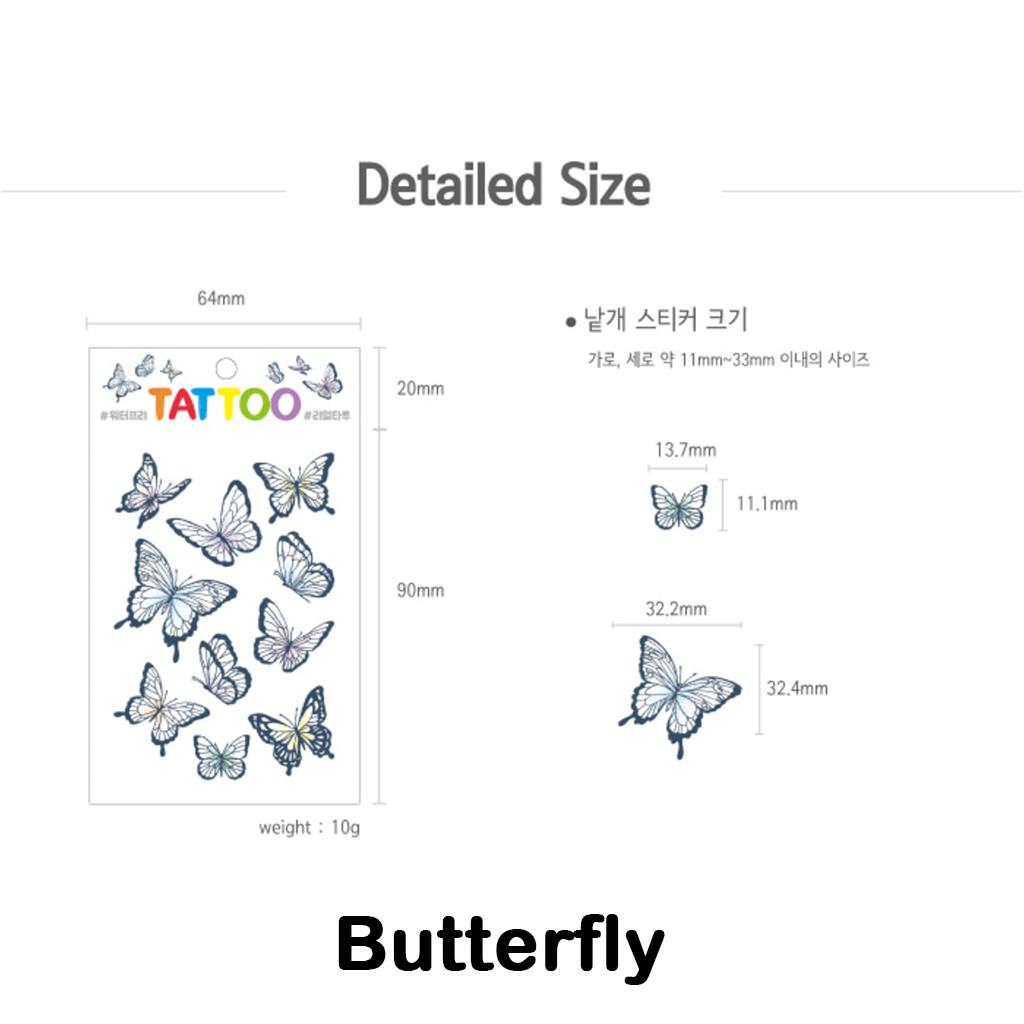 Petit Fancy Tattoo Sticker (23 Options)