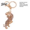 Multi-functional Keychain Pendant Sparkling Rhinestones Zodiac Tiger Shape Charm Key
