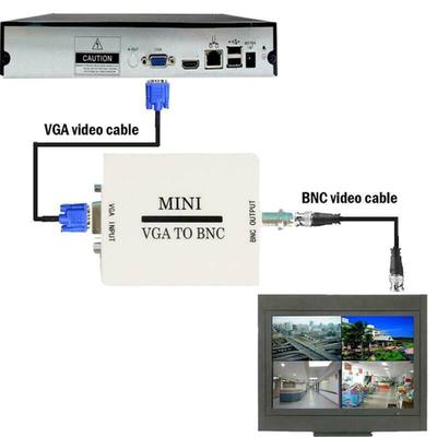 VGA na BNC Video Konvertor VGA na BNC Video Adaptér VGA na BNC Výstup Video Konvertor Adaptér
