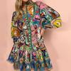 Spring 2026 Women's Elegant Printed Shirt & Wide-Leg Pants Casual Set