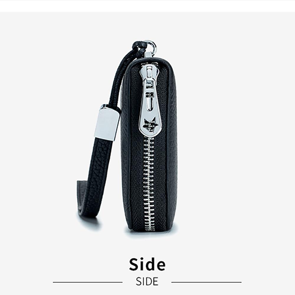 Damen Geldbörse Lange Leder RFID Top Lederhandtasche Weiches Leder Einfache Brieftasche Handytasche