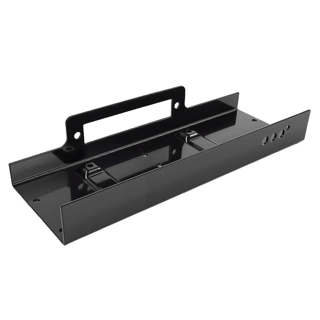   Winch Mounting Plate Heavy Duty Steel 15,000 Lbs with Fair  Flange Hardware for Truck SUV Trailer 10 X 4.5in Raised   Pattern