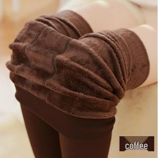 Women's Velvet Thickened Leggings - Plus Size, Korean Style, Pearl Velvet, 200g Warmth for Autumn and Winter