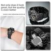 Pour Casio G-SHOCK Big Mud King Troisième Génération GWG-B1000 Bracelet de Montre en Acier Inoxydable Homme Bracelet Métallique