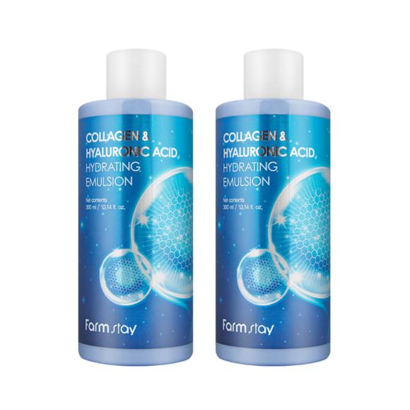 

FARM STAY Увлажняющая эмульсия с коллагеном и гиалуроновой кислотой 300 мл (3 варианта) 2PCS