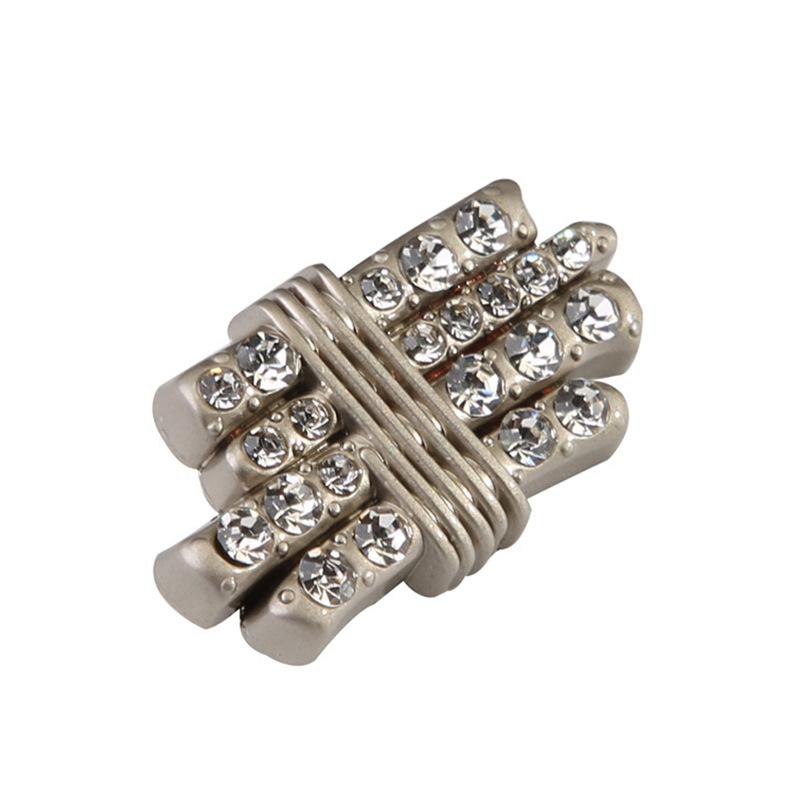 Diamond Buttons Irregular Special-Shaped Clothes Metal Buttons Versatile With Diamonds Sweater Coat High-End Buttons Women