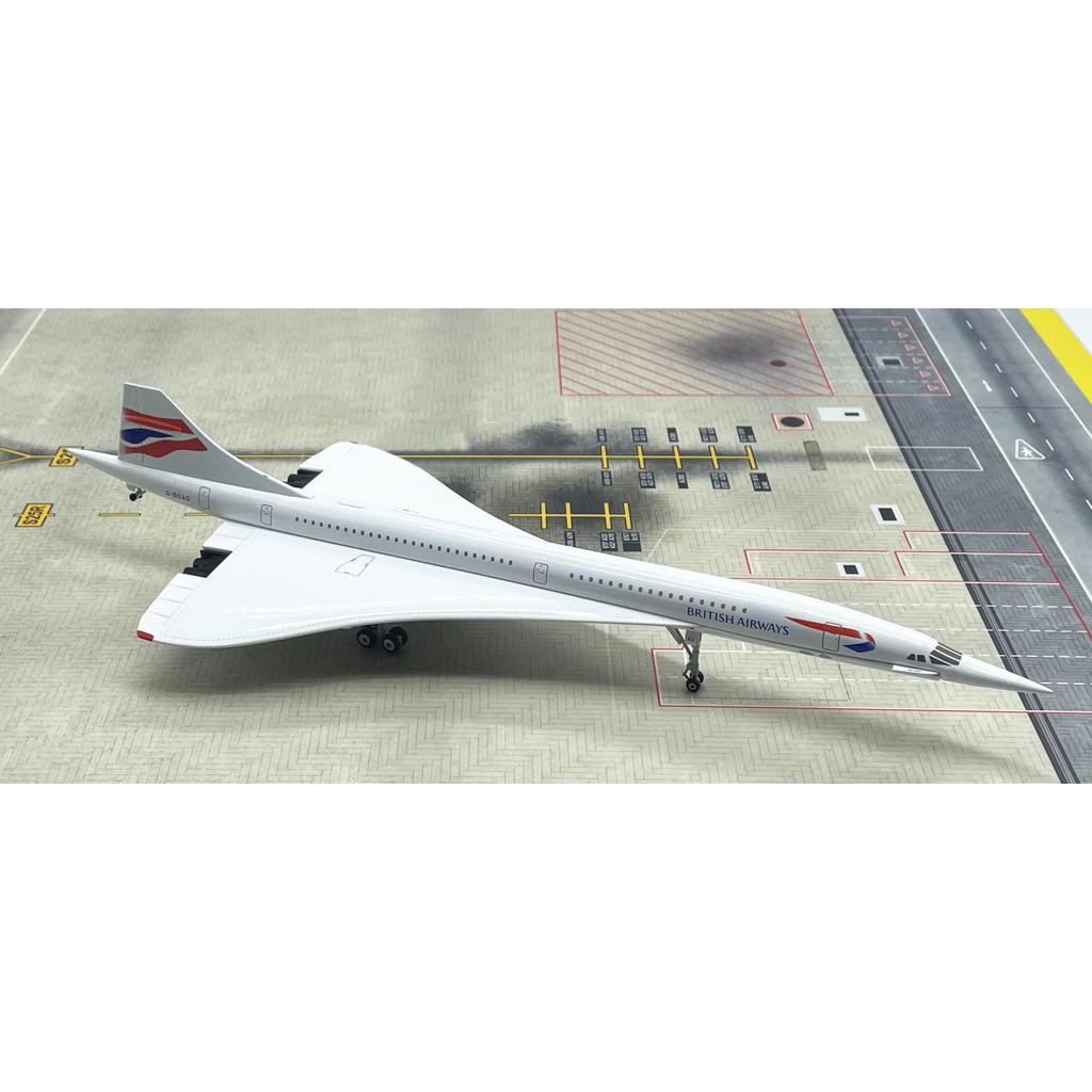 1/200 British Concorde Aircraft Model G-BOAG  Alloy Finished Product Collection Model