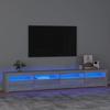 Vidaxl TV Cabinet with LED Lighting, Sonoma Oak Grey, 240X35X40 Cm