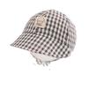 Plaid Baby Bucket Hat - Spring & Autumn Style, Newborn & Toddler Sun Protection