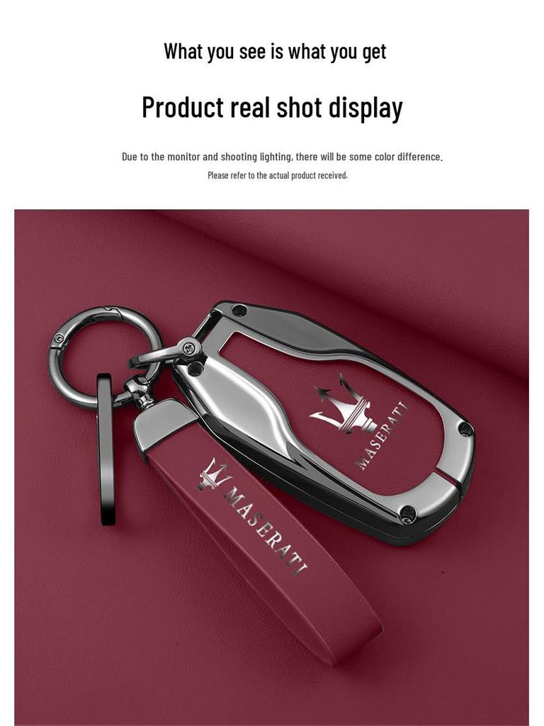 Estuche para llaves Maserati para Ghibli y Levante - Diseño de carcasa metálica