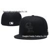 Colorado Rockies MLB Flat Brim Embroidered Baseball Cap