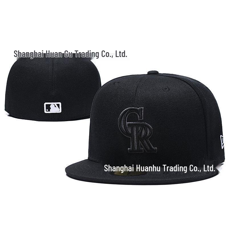 Colorado Rockies MLB Flat Brim Embroidered Baseball Cap