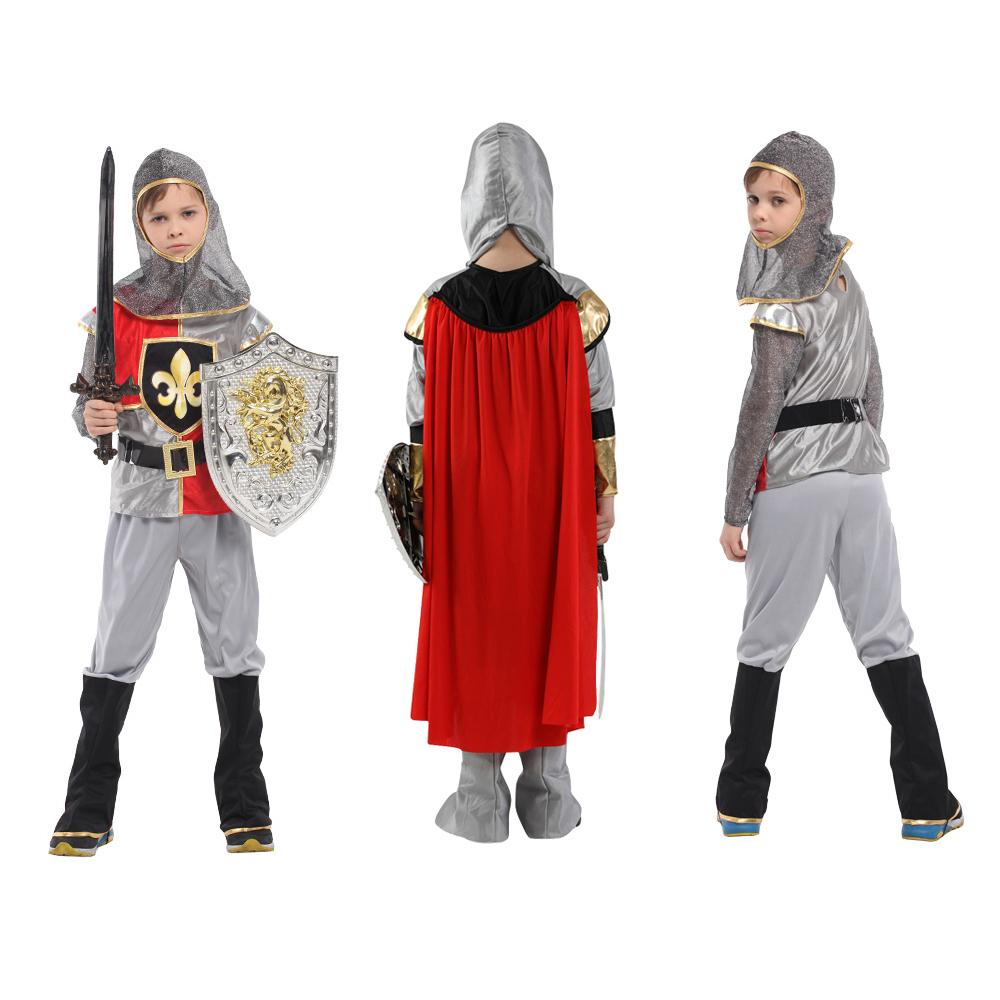 Children Royal Warrior /Knight /Soldier/gladiators, Spartan Warriors, Cosplay Costumes, Performance Clothing for boys,No Weapon