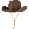 Men's and Women's Wide Brim Panama Hat for Outdoor Summer Use