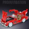 Simulation 1:24 Scale Benz 300SL Alloy Car Model With Sound Light Diecast Metal Toy Vehicle For Boy Collective Miniature Voiture