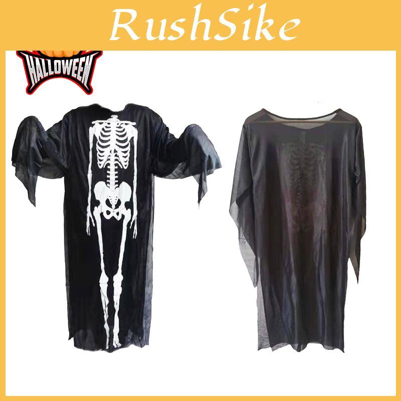 Halloween Skelet Spøgelse Kostume Cosplay Kostume Til Voksne Og Børn