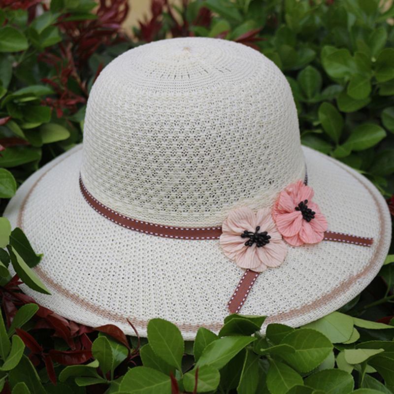 Elegant Sunscreen Straw Hat With Large Eaves, Breathable Sunshade Hat, Able And Lightweight Beach Hat