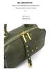 Olive Green Retro Women's Handbag with Cute Pendant - Versatile Commuter Tote