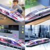 China Rejuvenation Highspeed Train Toy With Lights Music For Kids Educational Play