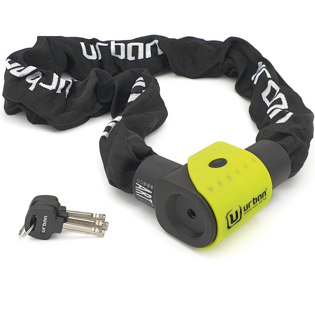 Urban 10K170 approved motorcycle security steel length 170 motorcycle chain, padlock, Ø10 link, cm, anti-theft