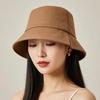 Solid Color Fisherman Hat Outdoor Travel Fisherman Hat Sunscreen Sunshade Flat Top Basin Hat