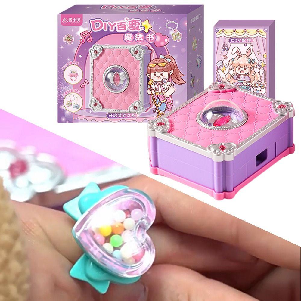 67/73/207PCS 3D Stickers Jewelry Making Kit Plastic Handmade Sticker Machine Versatile Toys Gift