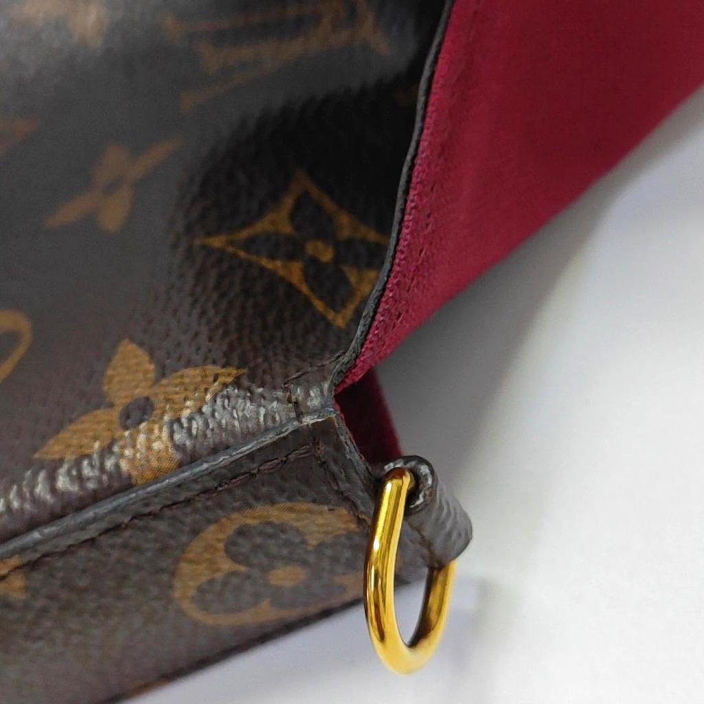 [Pre-Owned] Felicie Pochette Classic Monogram Coated Canvas And Leather Three-In-One Chain Bag - Good #1343UDA