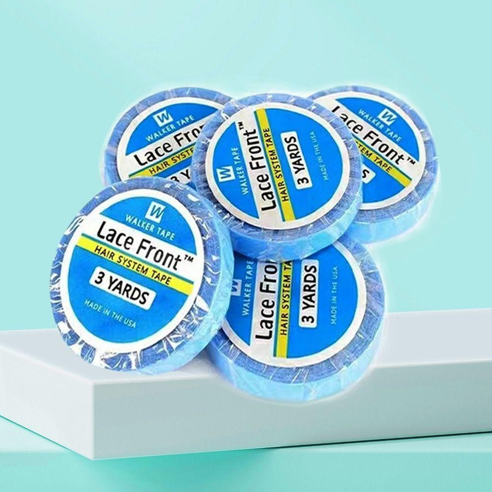 Blue Durable Adhesive Wig Tape 3 Yard Double Sided Tape Strong Waterproof Tape Hair Extension Tape