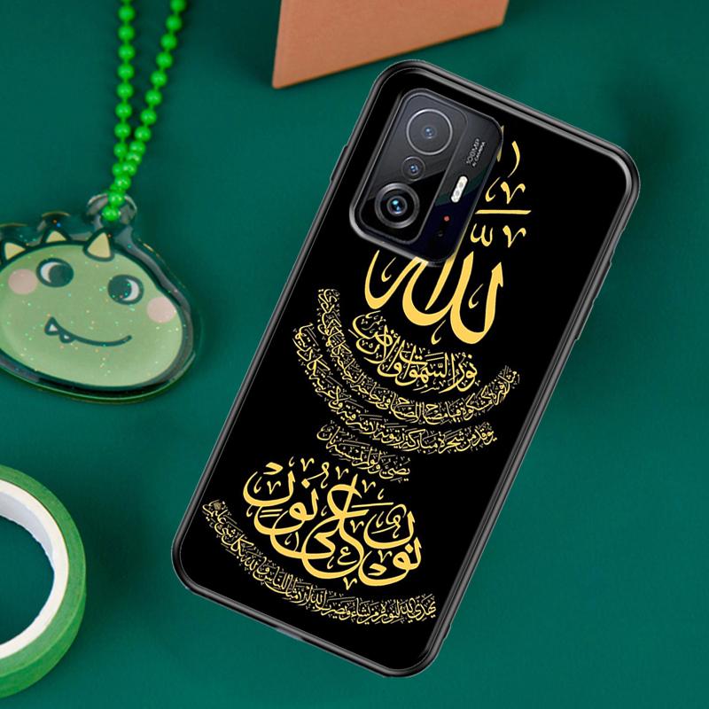 Arab Muslim Islamic Case For POCO F5 X5 X3 Pro X4 F4 GT F3 M5s C40 Cover For Xiaomi 13 12 Lite 11T 12T Pro 12X