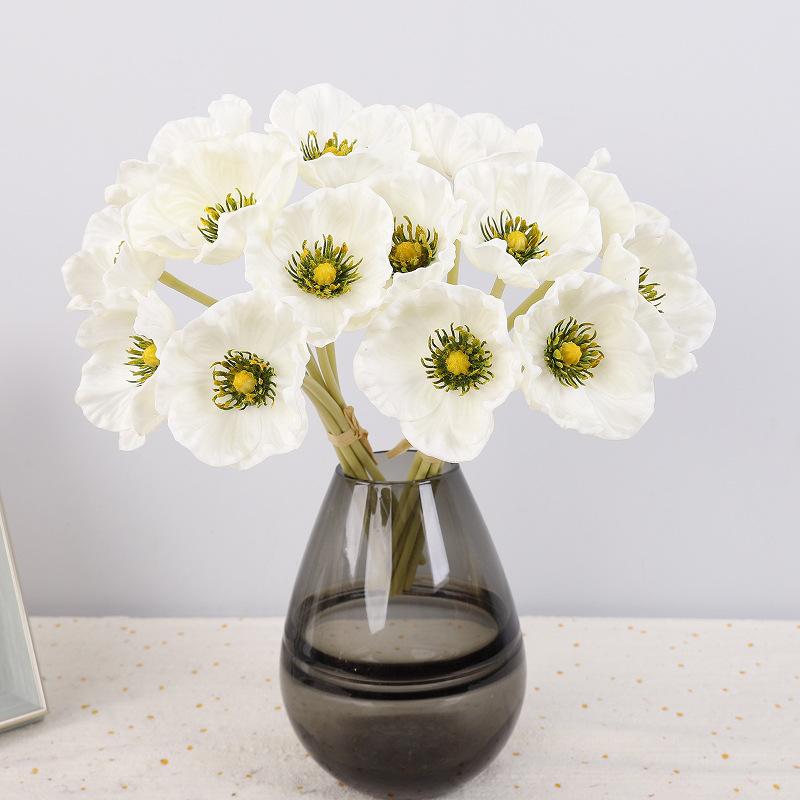 Poppy Poppy Simulated Flower Ins Decorative Fake Flower Indoor Desktop