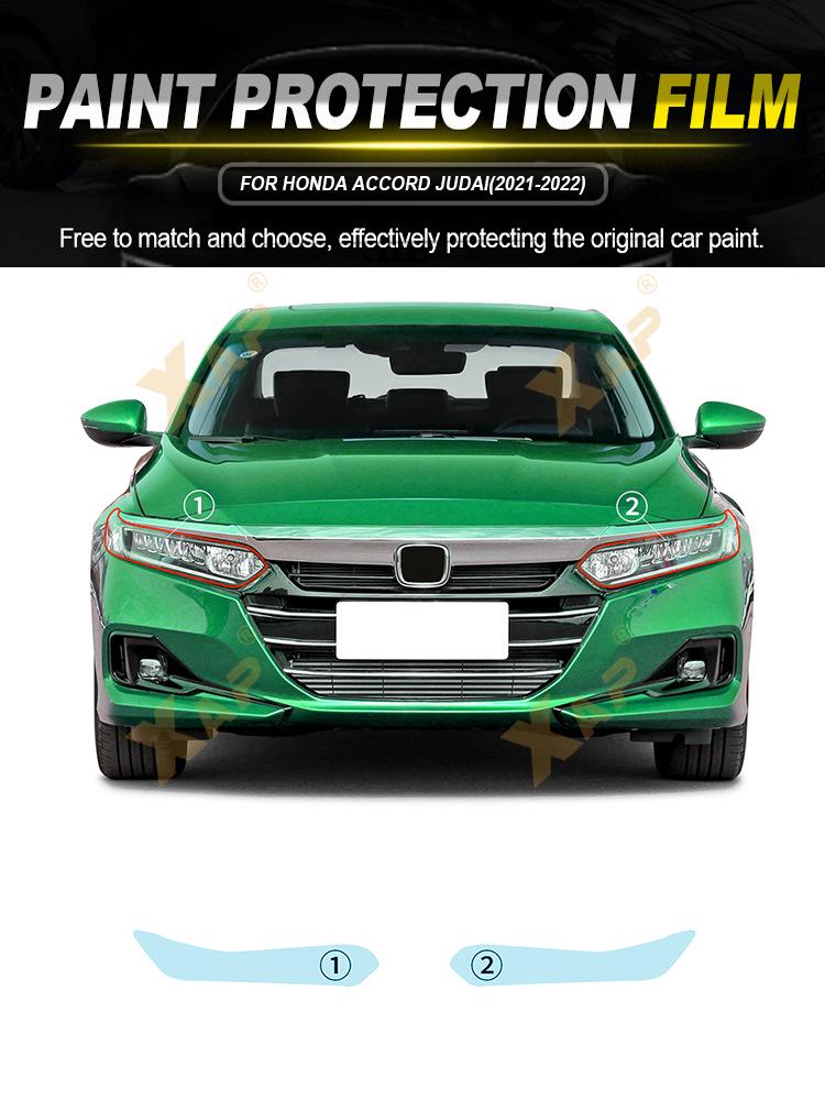 9th Gen Honda Accord TPU Headlight & Mirror Protection Cover