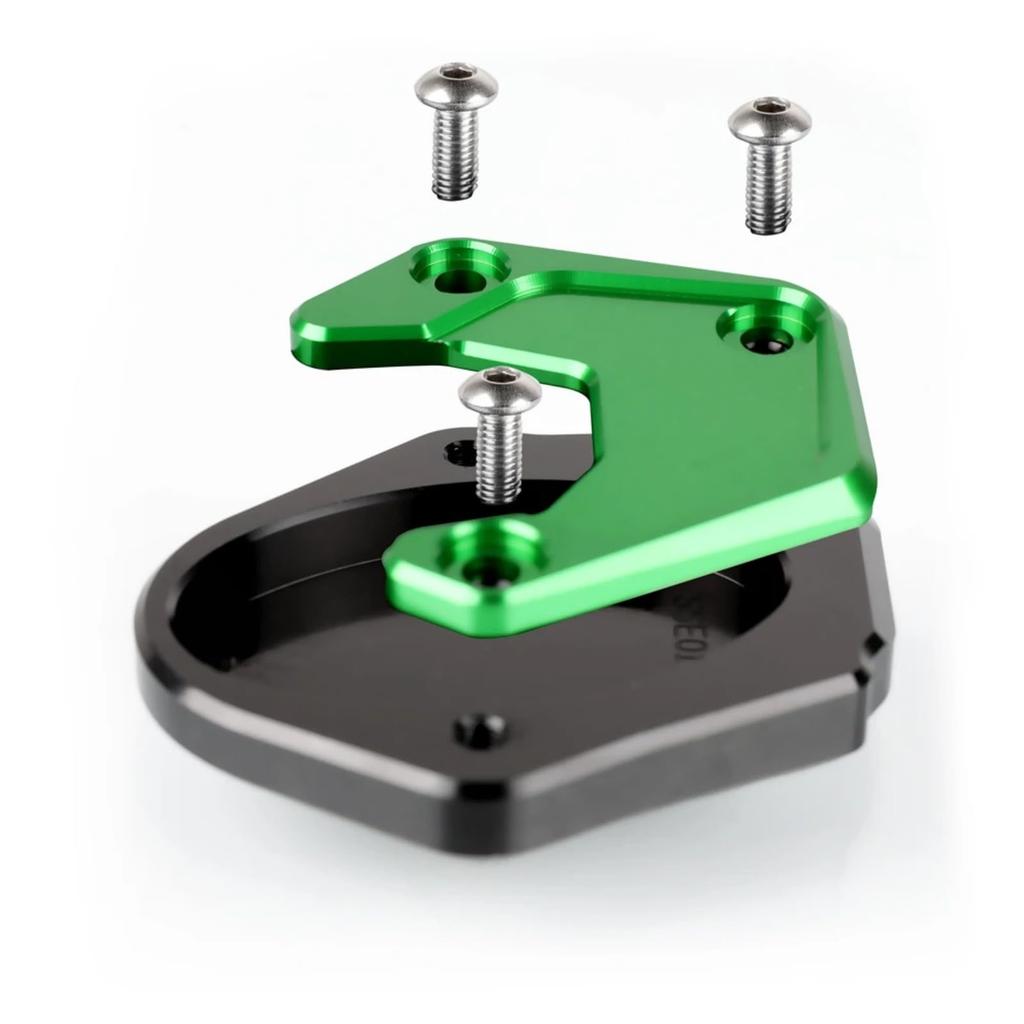 Fits DOMOPAY For KLX230 SM KLX230R KLX230S 2020 2023 2024 2025 Bracket Side Bracket Extension Amplifier Board Pad (Green)