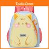 Cartoon Pattern Bear Cute Toddler Backpack With Nylon Fabric For School Travel