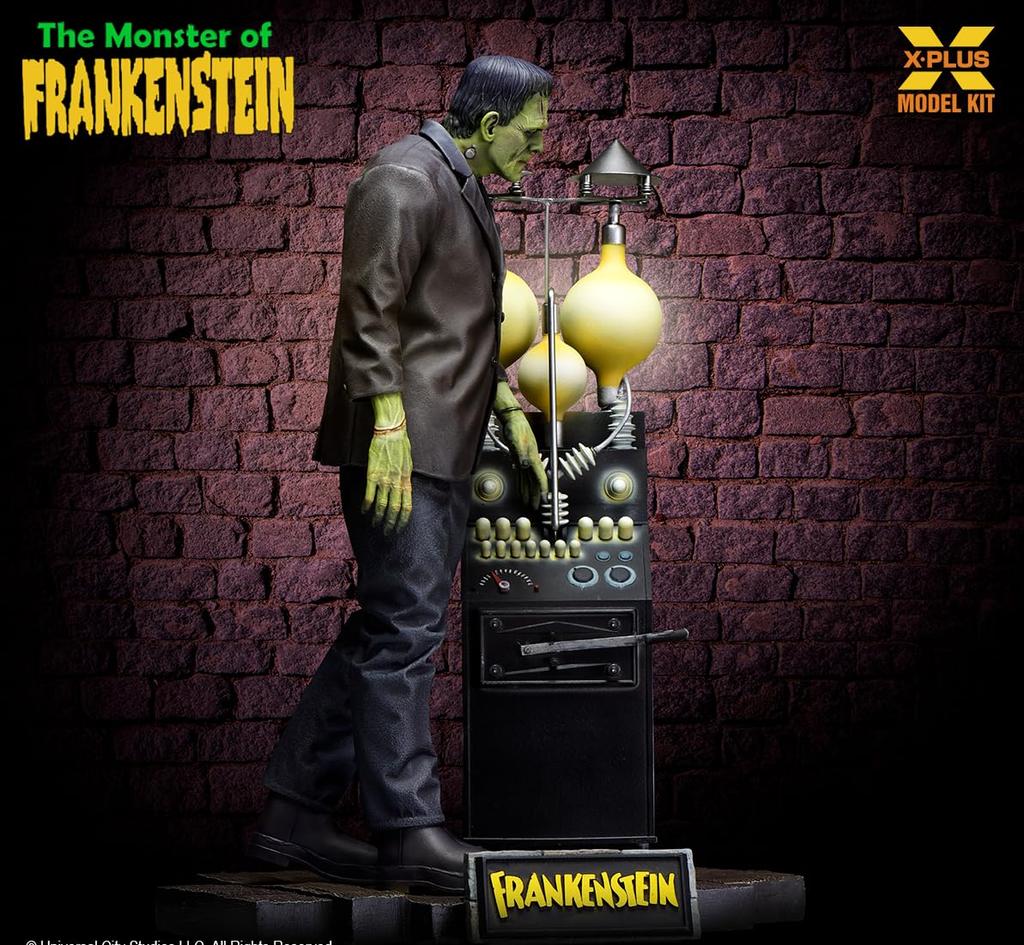 Monster Scale Unpainted Plastic Model Kit X-Plus Frankenstein's 1/8