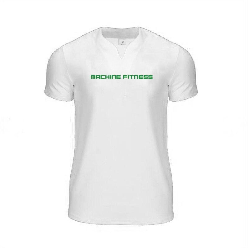 Do The Work  Muscleguys Brand Fashion Breathable V Neck Mens Slim Fit Gym Sports Casual Summer Bodybuilding Fitness Short Sleeve T Shirt