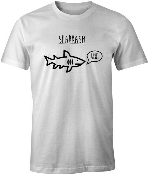 

Sharkasm Funny Quote Joke Humor T-Shirt Tee Great Gift Fashion Mens S