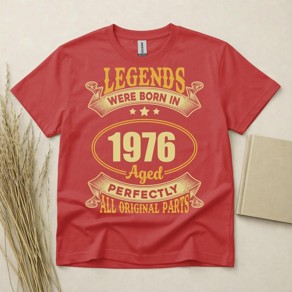 50ste Verjaardag Shirt Geboren In 1976 50 Jaar Oud Cadeaus Perfect Gerijpt T-shirt Vijftig