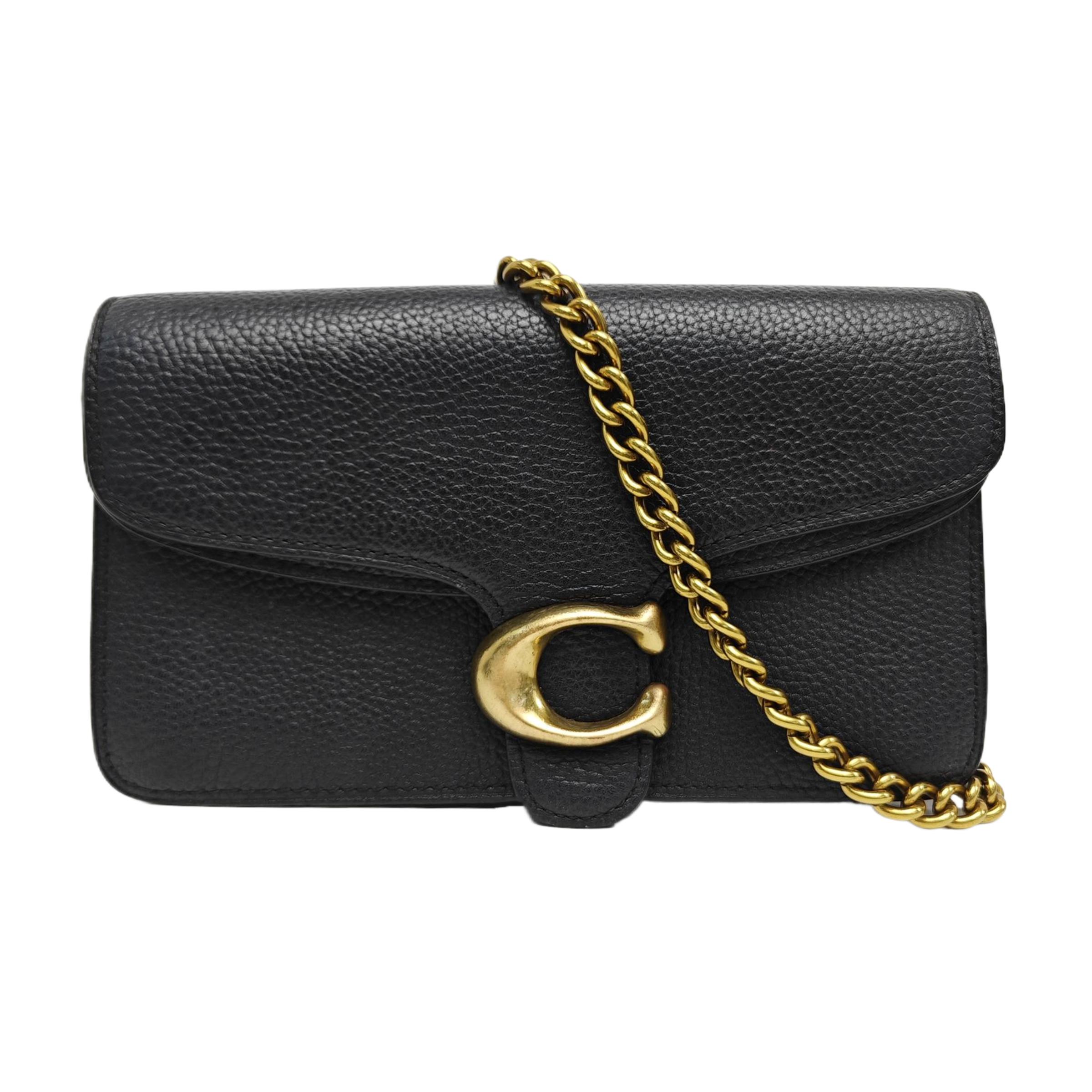 [Pre-Owned] Tabby Black Leather Crossbody Bag - Good #1T9G1PW ONE SIZE