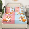 Cute Corgi Pattern Mattress Three-Piece Digital Printing Bedding Mattress Three-Piece Set Children Adult