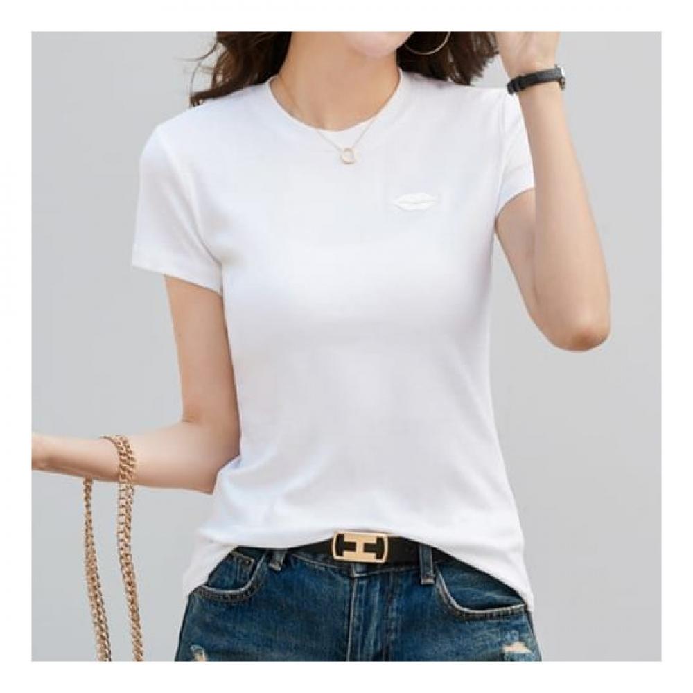 Navava Simple Solid Round Neck T shirT nT1633