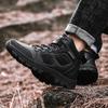 Hiking Shoes Men Boots Outdoor Breathable Anti-slip Lace-up Ankle Boots Men Wear-resistant Thick-soled Casual Sports Shoes