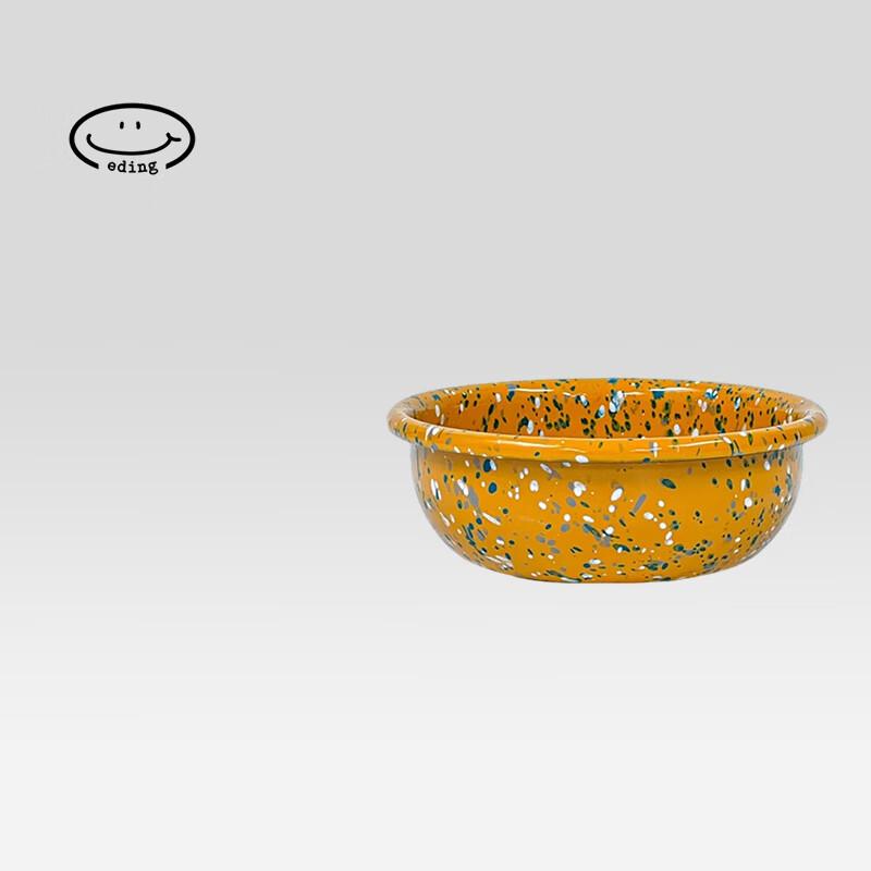 Eding Ink Splatter Enamel Yogurt Bowl 400ml