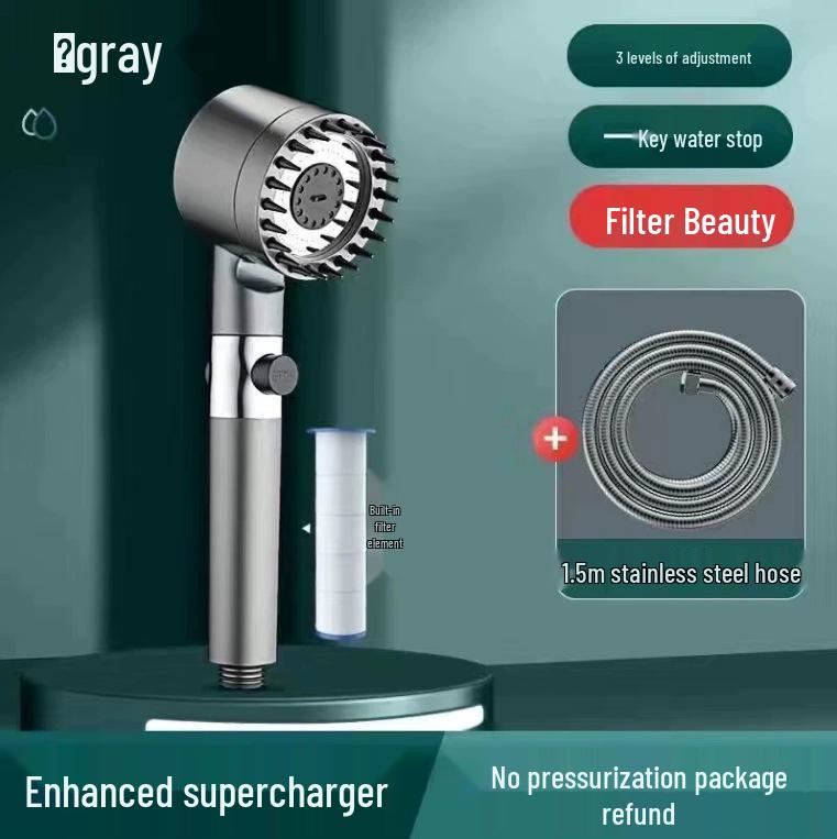 Verbessern Sie Ihr Duscherlebnis mit dem Dai Spray Duschkopf-Set, ausgestattet mit einem kraftvollen Strahl, einem integrierten Filter und einem eleganten Lotus-Design.