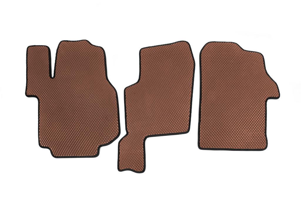 

Floor mats 2016-2023 (3pcs, EVA, Brown) for Volkswagen Crafter 2016-