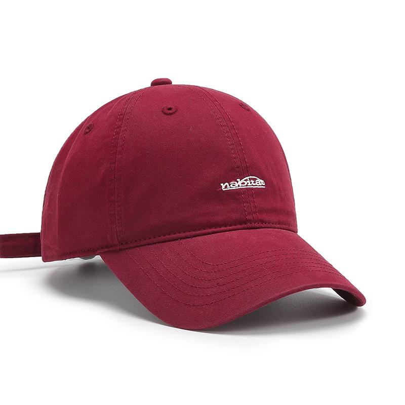 Japanese Trend Spring And Summer Simple Letter Embroidery Baseball Cap Men And Women Versatile Curved Brim Couple Cap
