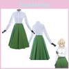 Vibrant Anime Violet Evergarden Cosplay Costume Featuring Elegant Blouse And Skirt Set